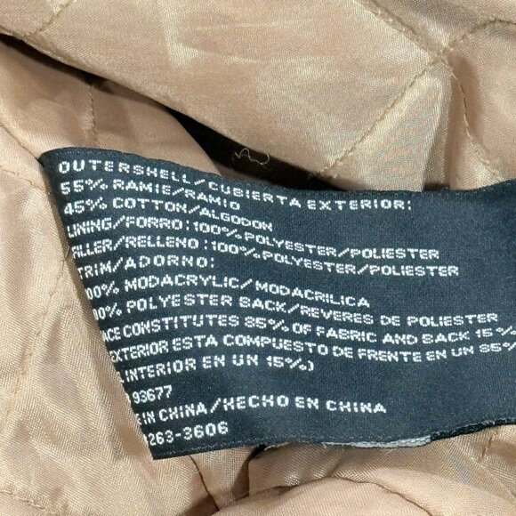 Penny Lane VTG Y2K MixIt Denim Jean Faux Fur Womens Hippie Coat Jacket Sz Medium - Picture 6 of 10